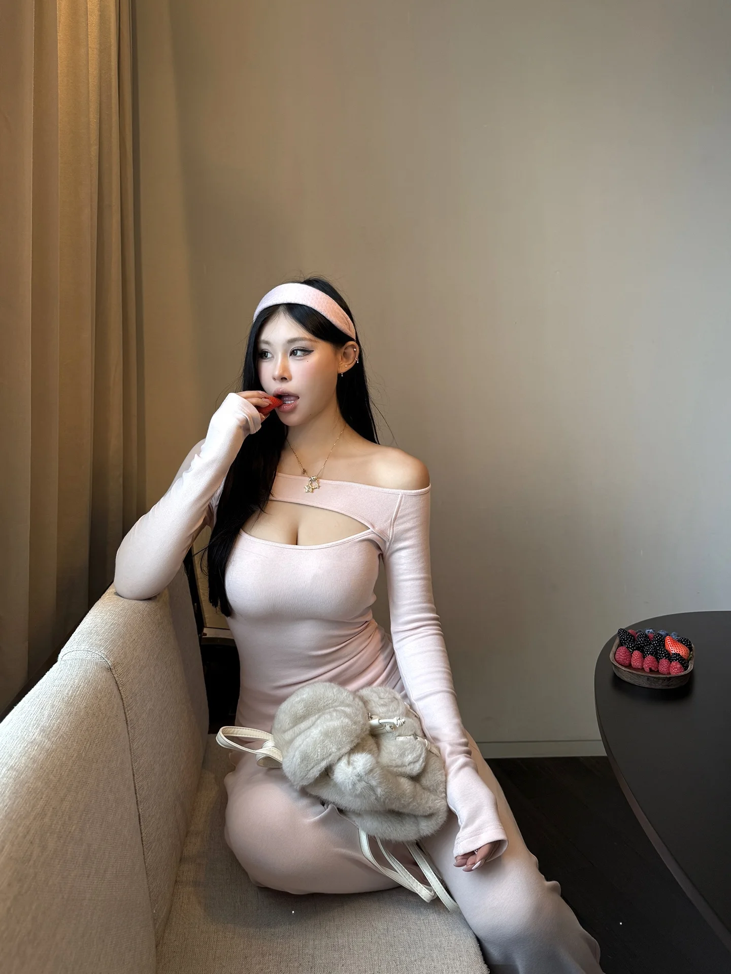 

Bla Hole Zen Seven Spring 2026 Women's High Waist Casual Pants Hollow Long Sve T-irt Slimming Set Faionable Ensemble