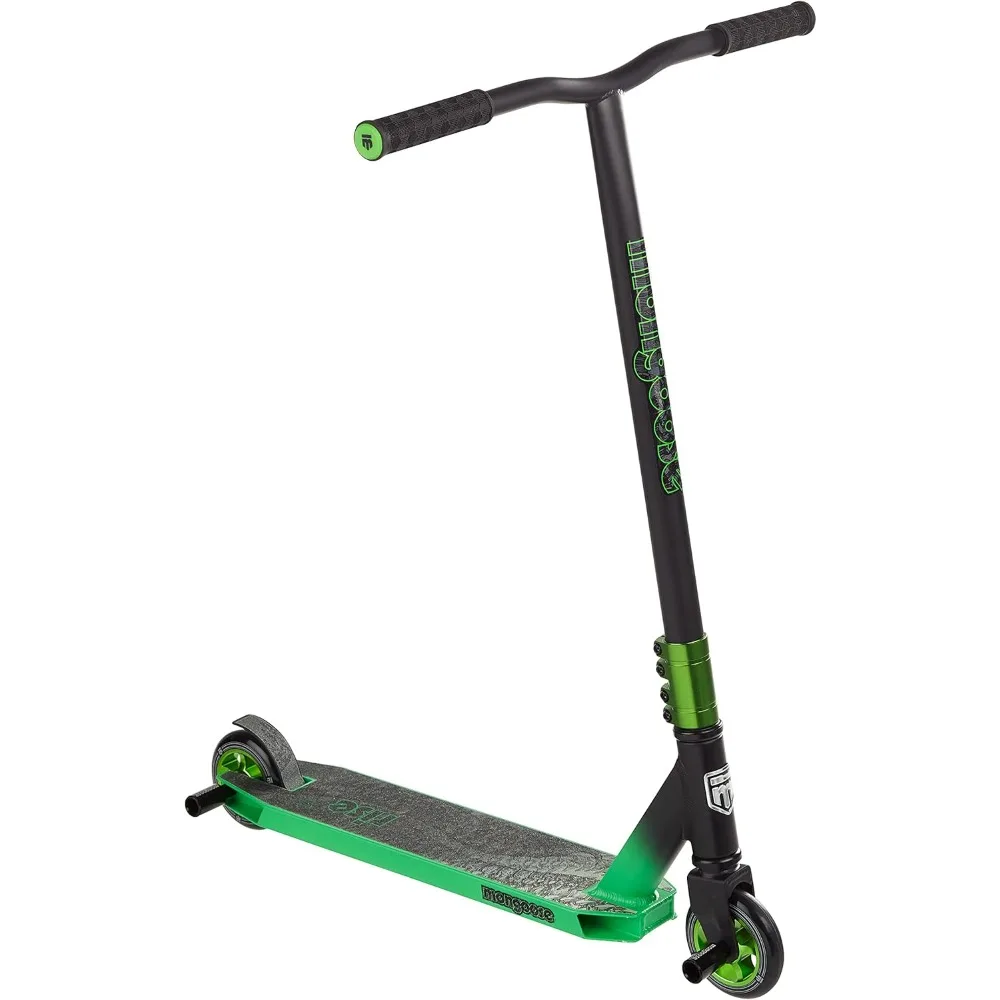 

Freestyle Stunt Trick Scooter, Lightweight Alloy Deck & Heavy-Duty Frame Up To 220 Lbs., Bike-Style Grip, T-Bar Handlebar