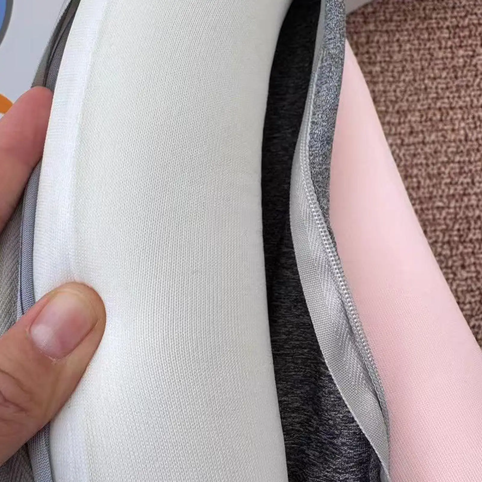 

Neck Pillow Support Spiral Foldable Cushion Pad Car Pillow For Car Sleeping Back Chair Office Sleep Rest Bed