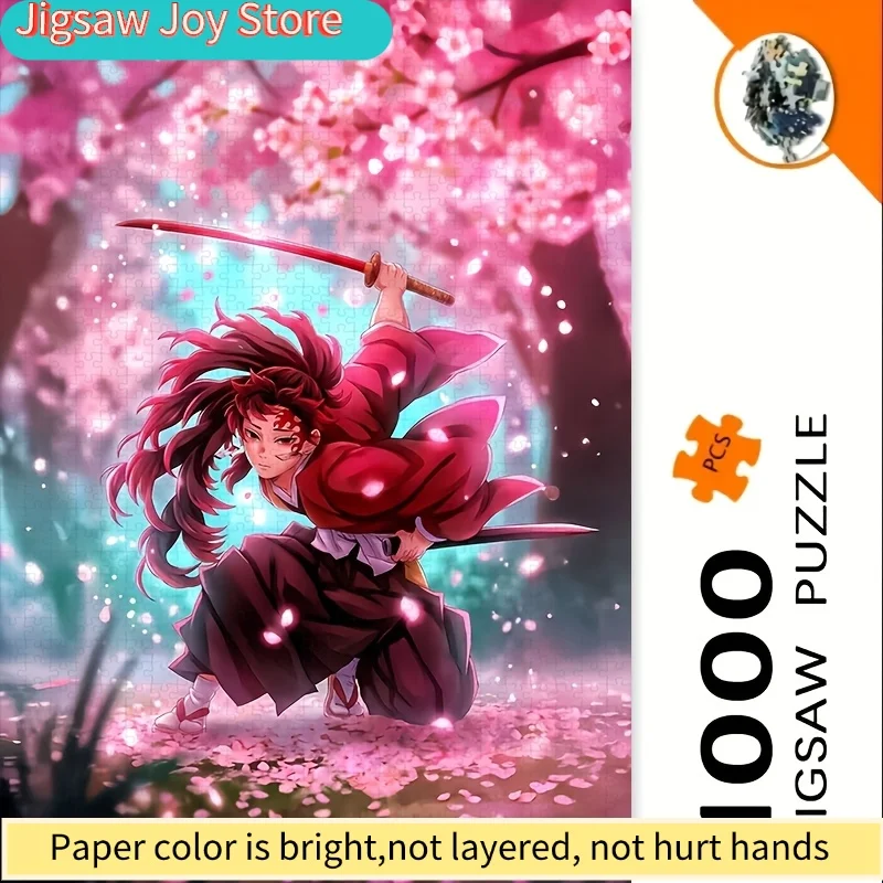 

A Box of Puzzle Pieces Featuring Anime Designs, a Challenging Puzzle Game Suitable for Adults And Family Game Nights, a Unique