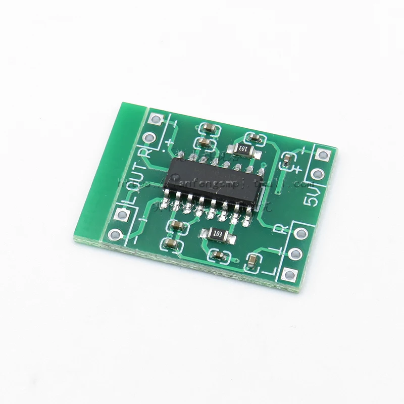 10PCS /Green Plate PAM8403 Power Amplifier Board Class D 2x3w Subminiature Digital Power Amplifier Board