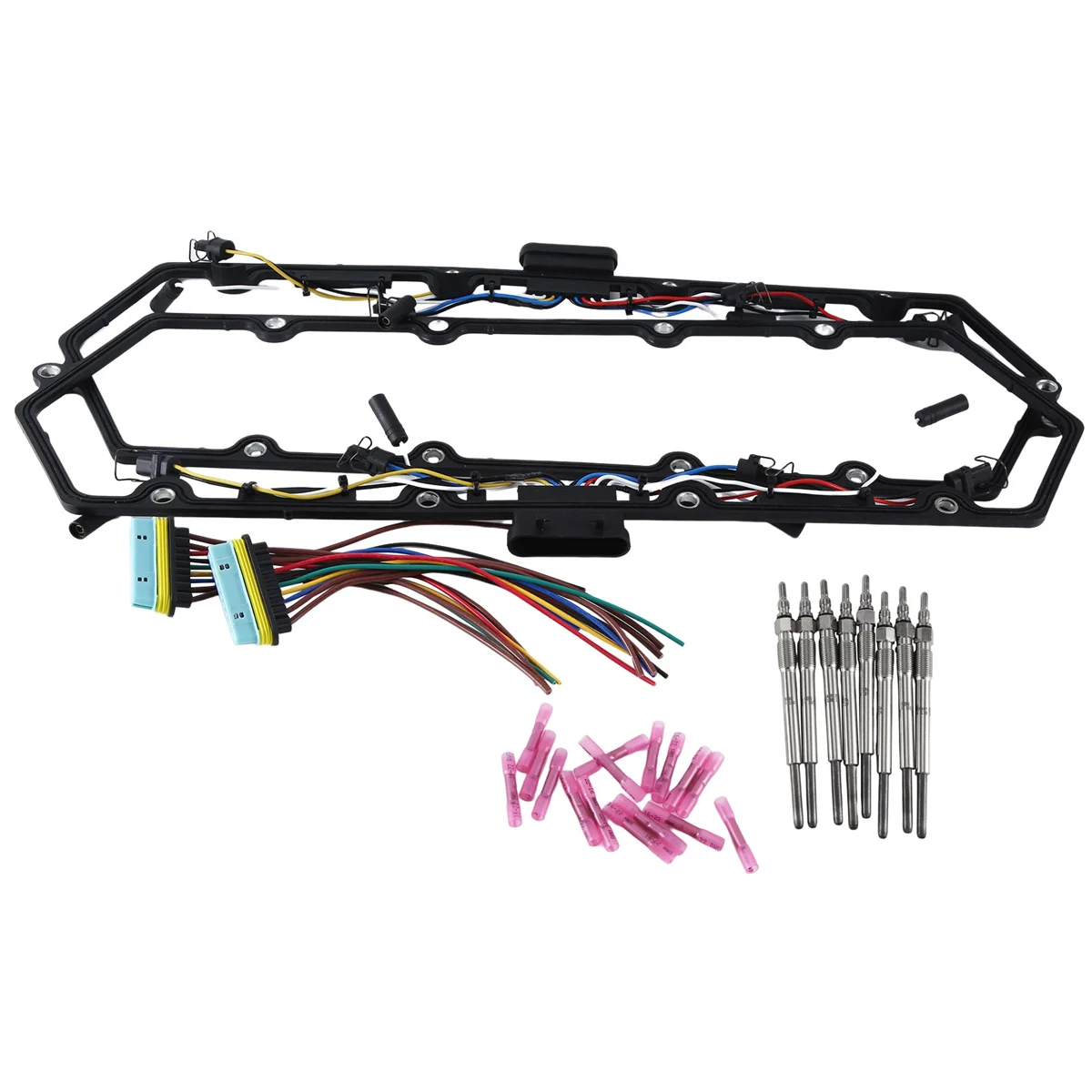 F4TZ-12A342-BA Glow Plug Valve Cover Gasket Wiring Harness Crude Oil Supplies for Ford 99-03