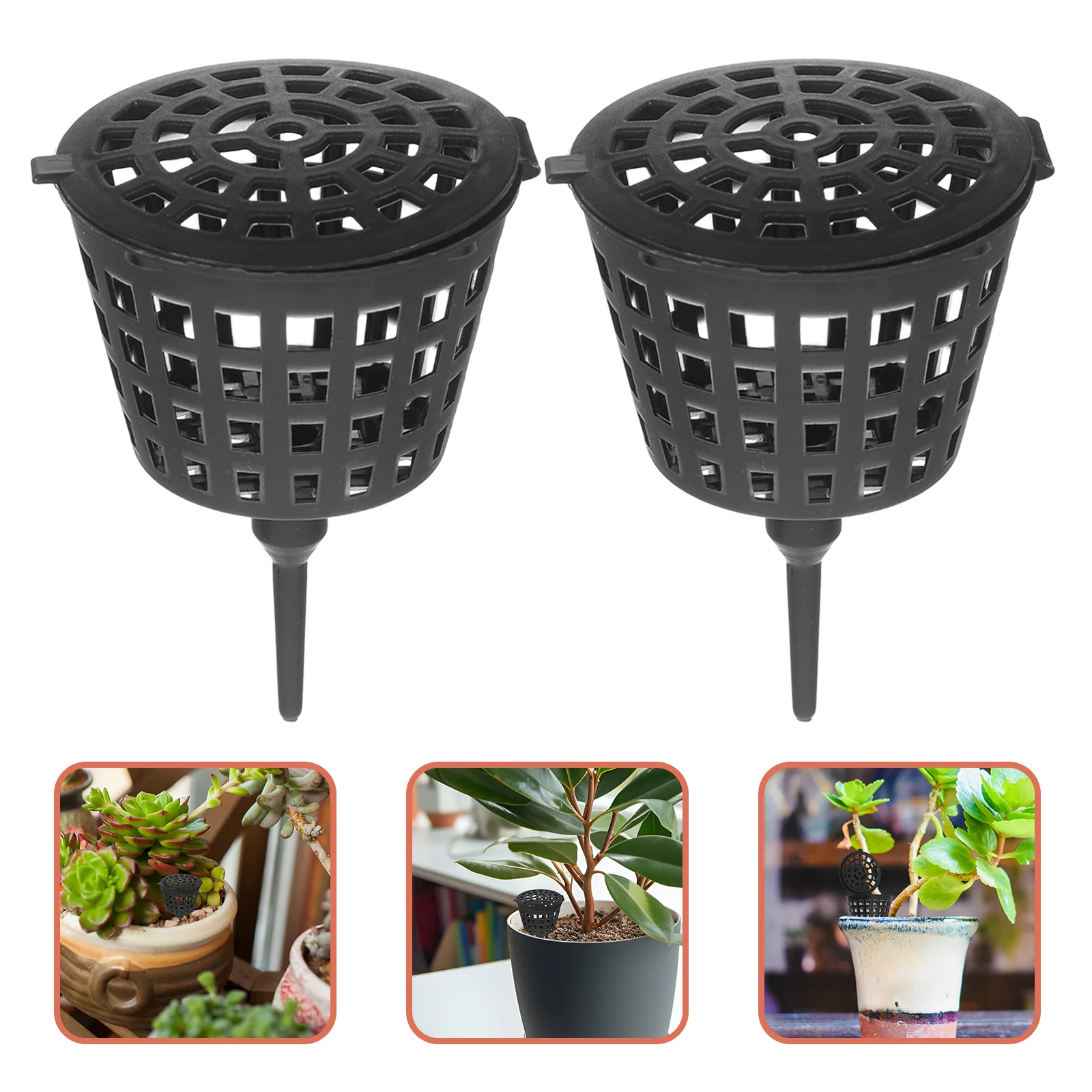 Paniers en plastique de qualité supérieure, Pot de plantes bonsaï, facile à insérer, protection du sol, nutriments, chid, fleurs, petites plantes, jardinage, 50 pièces