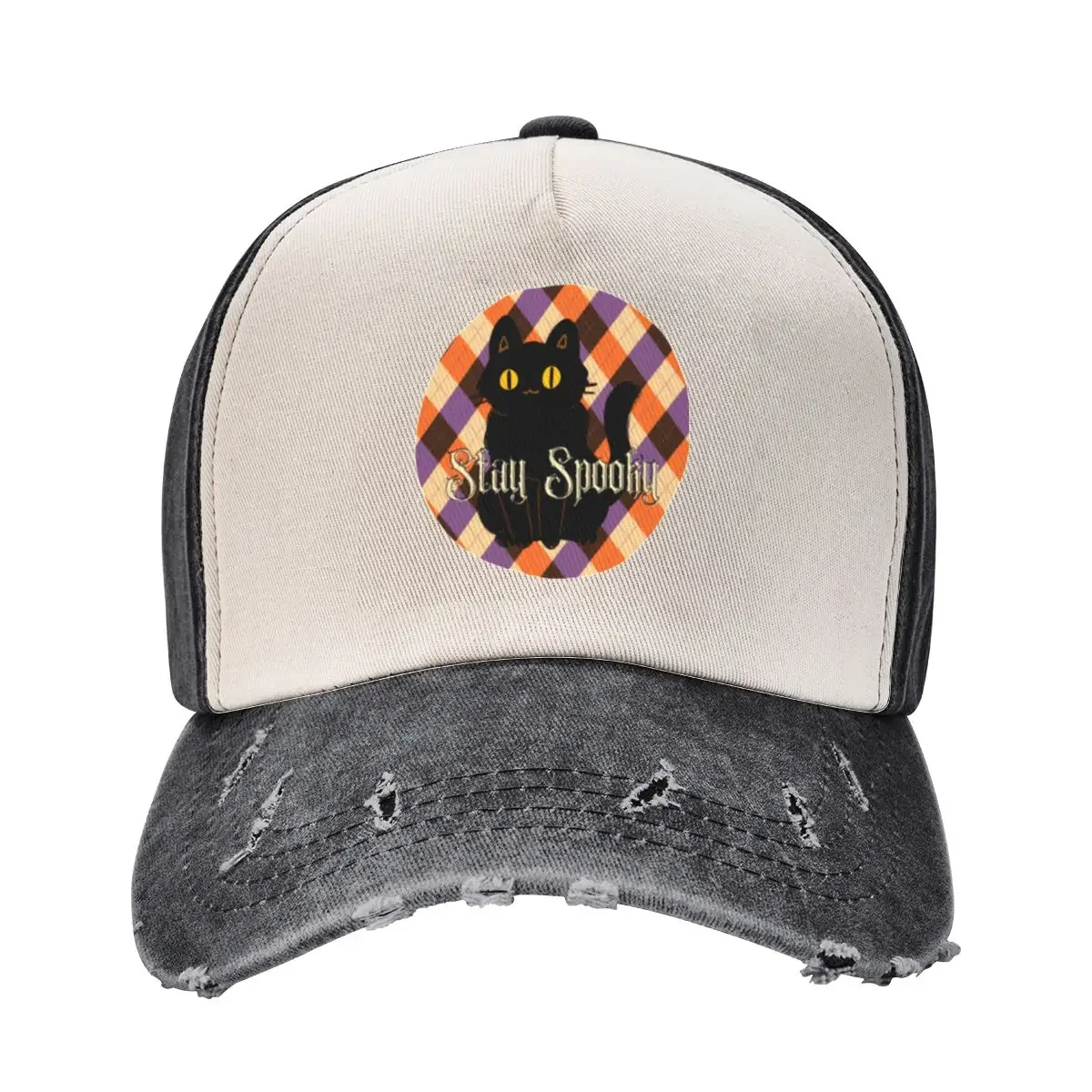 Stay Spooky Kitten Baseball Cap Mountaineering Sun Cap For Men Women's