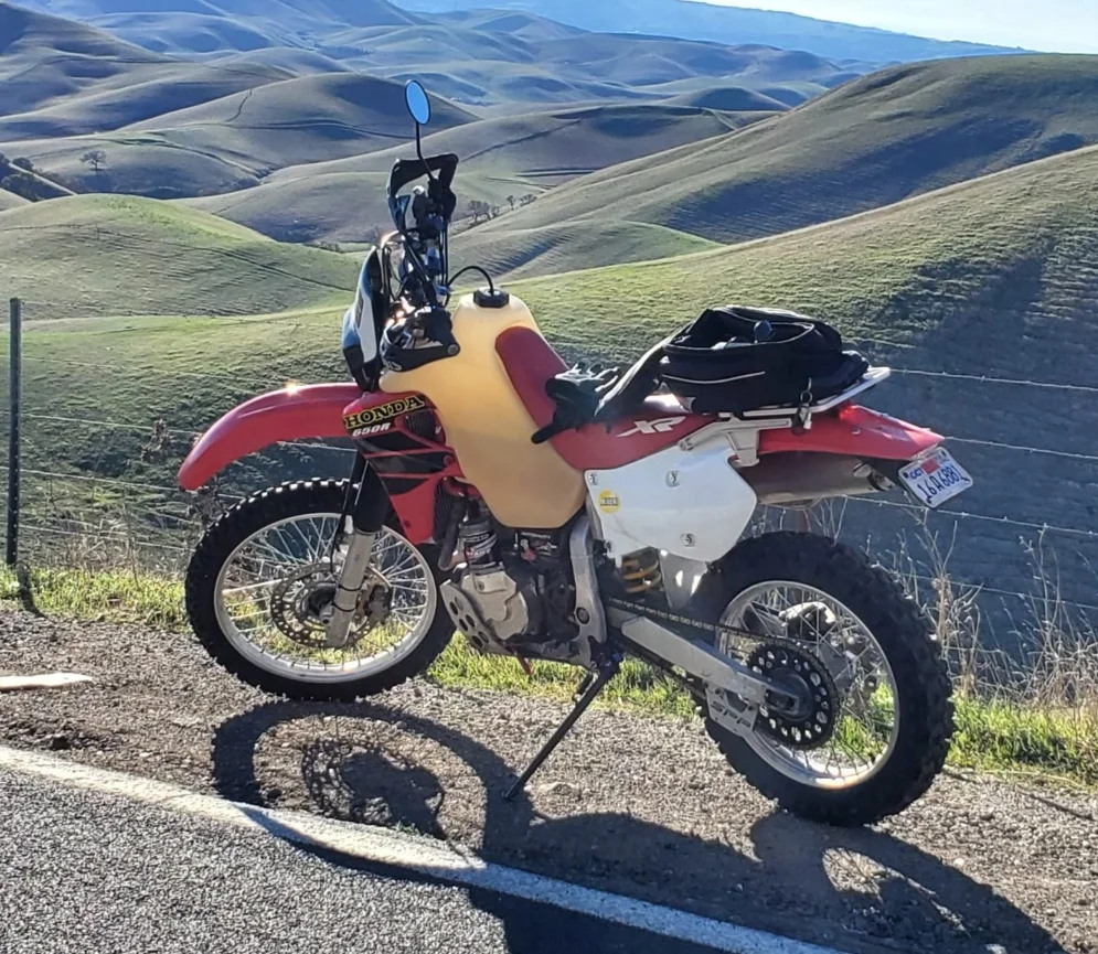 CNC aluminum luggage rack for  XR650R 2000-2007