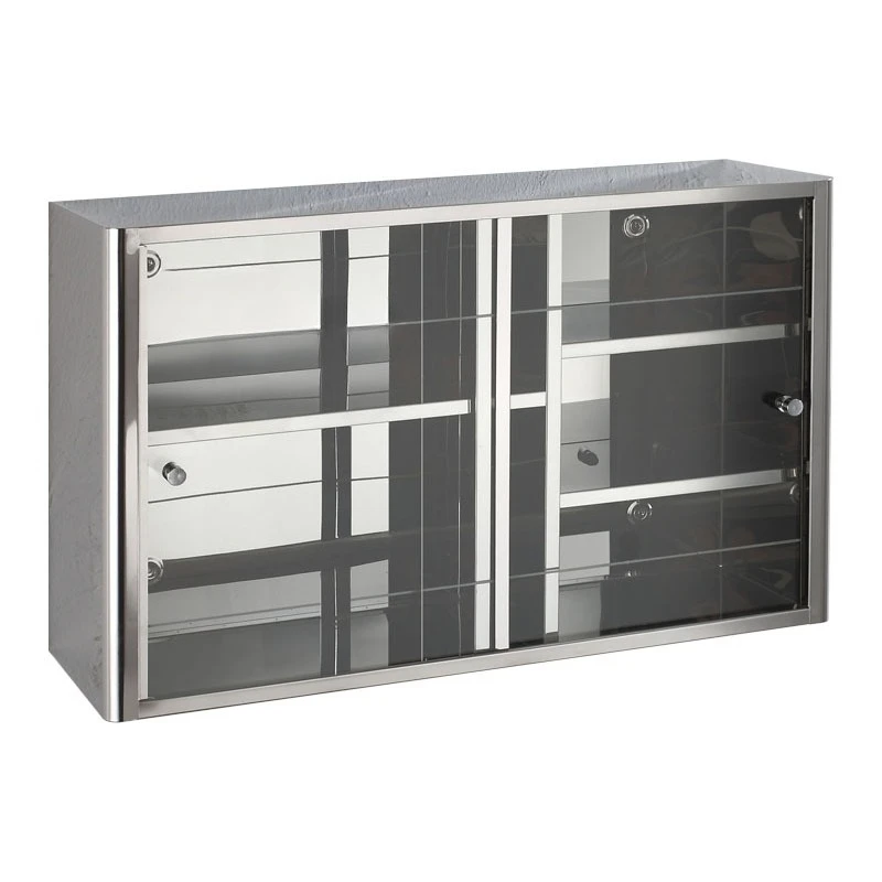 

Stainless steel locker Multifunctional storage cabinet Kitchen cabinet Hanging cabinet Push-pull sundries storage box Shelf