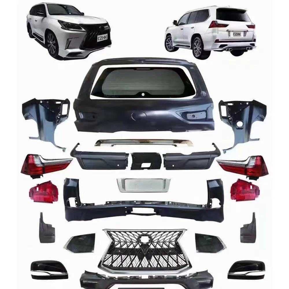 Upgrade Body Kit For Lexus Lx 570 2009 Upgrade To 2021automotive parts front car bumpers body kit for lexus lx