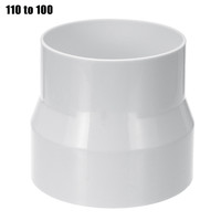 Exhaust Fans Adapter 150 To 100mm Fittings 200 To 150mm Non-toxic Plastic Reducer Replace Spare Tool 110 To 100 Mm