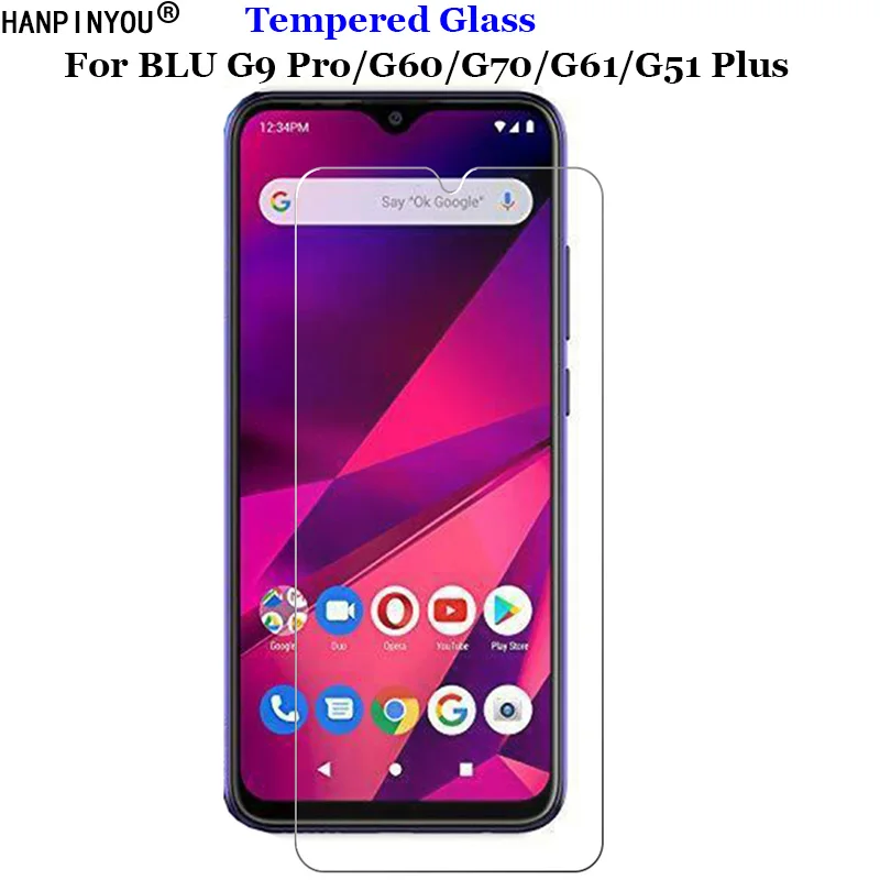 

For BLU G9 Pro G51 G51s Plus G60 G70 G61 Clear Tempered Glass 9H 2.5D Premium Screen Protector Film