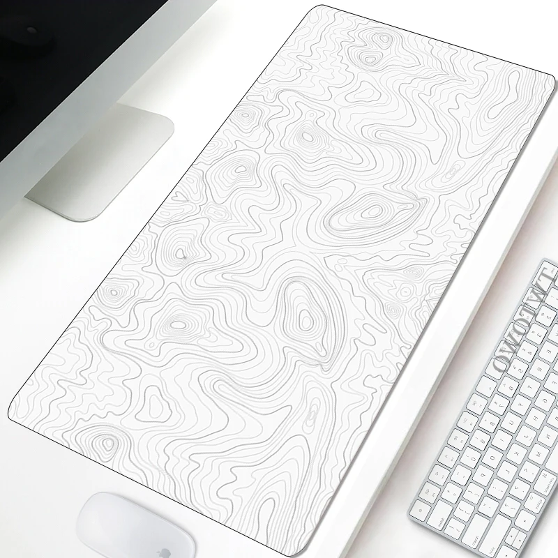 Black And white Mousepad Abstract  Mouse Pad Gamer Large Desk Mats Mouse Mat keyboard pad Carpet Soft Office Anti-slip Mouse Mat