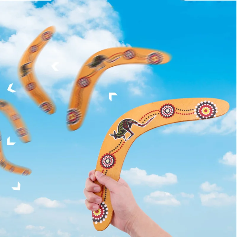 Kangaroo Throwback V Shaped Boomerang Flying Disc Throw Catch Outdoor Game kids toys Parent-child interactive game props