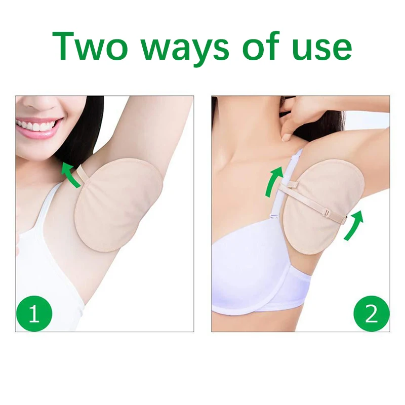 Underarm Sweat Pads Washable Armpit Sweat Absorbing Guards Dress Sweat Perspiration Pads Shield Shoulder Absorbent Deodorant Pad