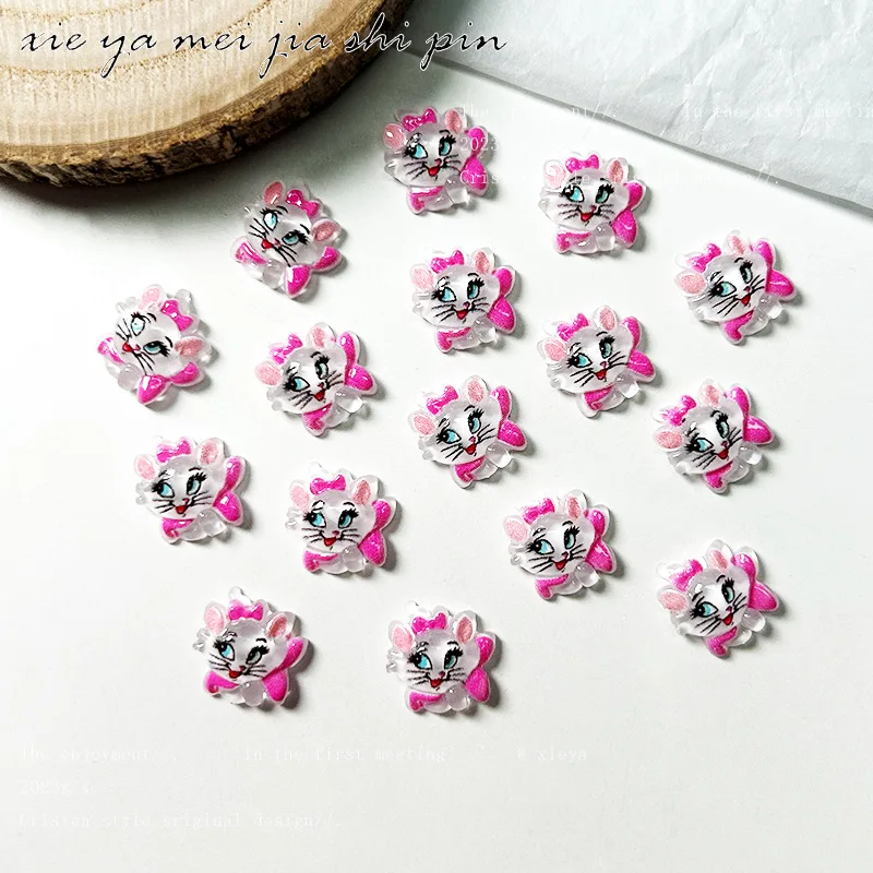 

50Pcs Mixed Resin Cartoon Charms Animal Fox Flat Back Wearing Armor Figurines Flat back Nail Art DIY Scrapbook Crafts A38