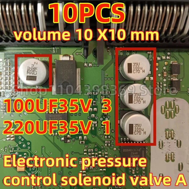 10PCS 35V 220UF 35V…
