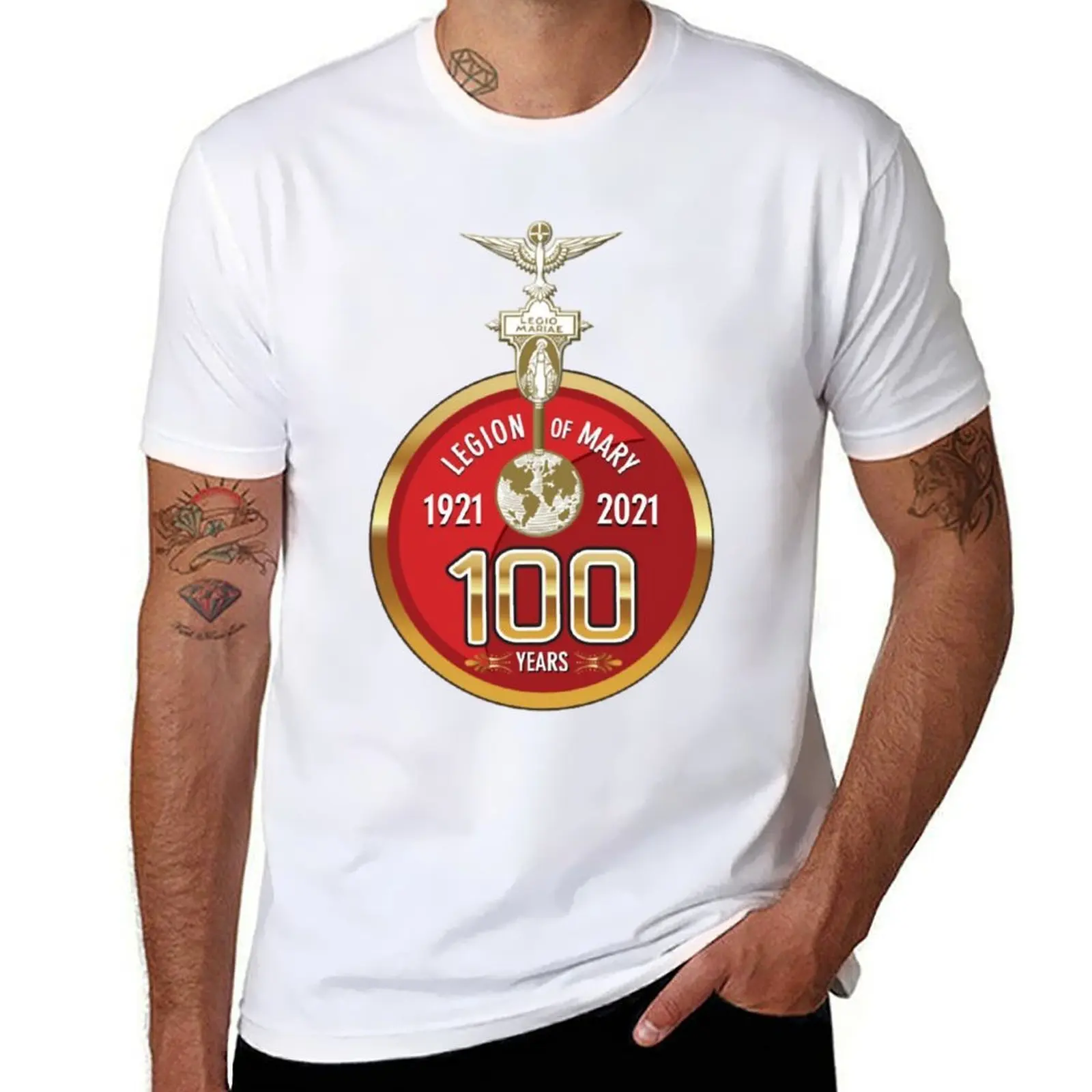 

100 years Legion of Mary For Fans T-Shirt funny t shirts man black cotton t-shirt plain for man package T-Shirt