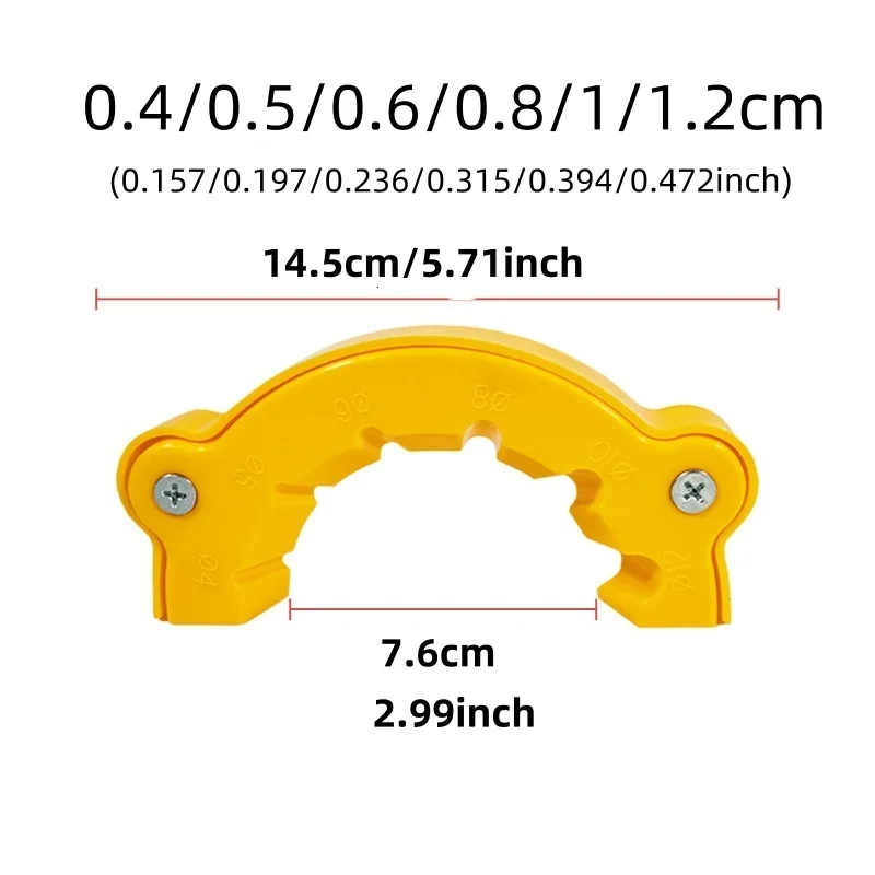 4-12 มม. เจาะ เครื่องเหลาเครื่องบดมุมขาตั้ง Twist เจาะ Sharpener สําหรับ 100 เจาะ Sharpener