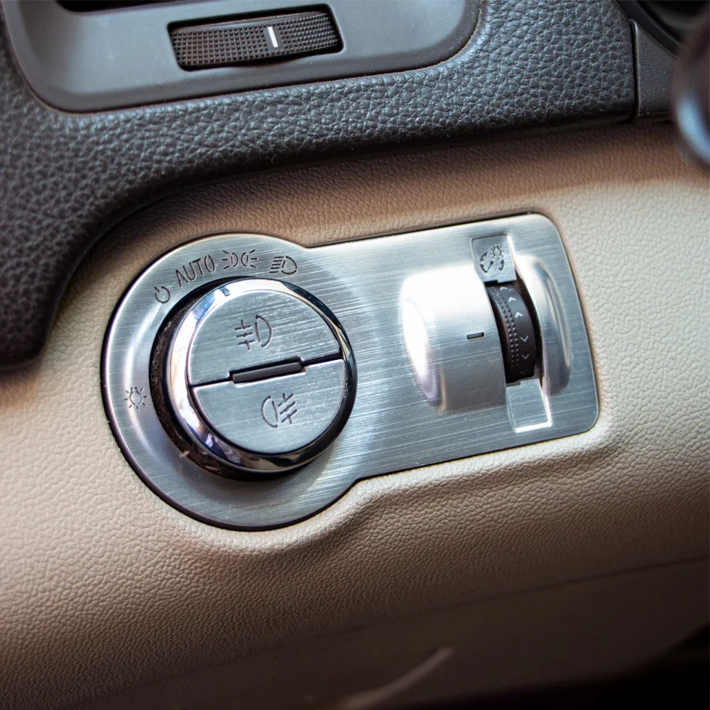 Car Headlight Kamp Switch Panel Sticker Trim Cover for Chevrolet Malibu Cruze Trax for Opel Mokka ASTRA J Insignia Accessories