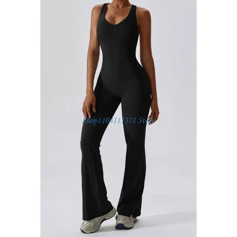 P9FC Lady Elasticated Smocked Waist Lounges Pants Sweatpants Tracksuit Pants Bottom Casual Trousers Pull On Wide Leg Jumpsuit