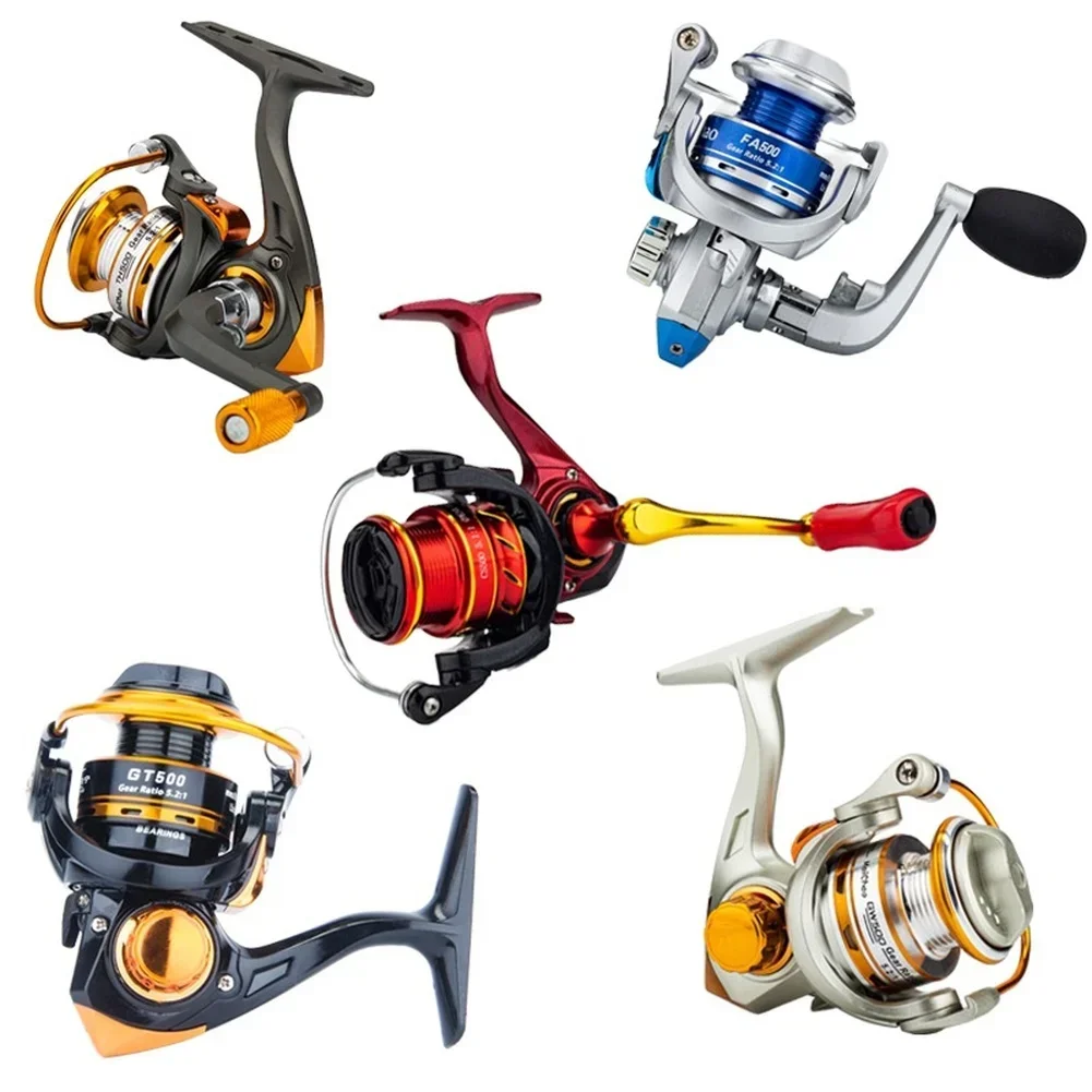 Carretel de pesca gt500/gw500/fa500th500 carretel de metal ultraleve mini carretel de pesca para arremesso carretel de pesca série 500 acessórios