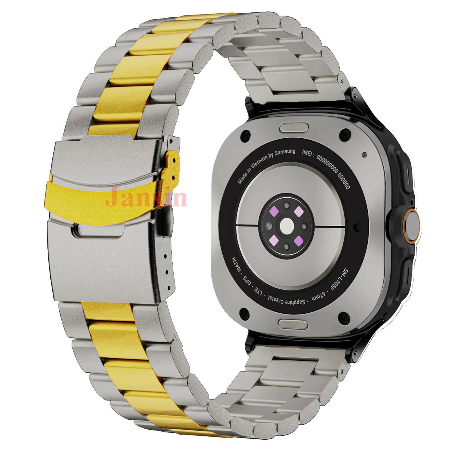 Metallarmband für Samsung Galaxy Watch Ultra2 2026 2025 Luxus Herrenarmband Edelstahlarmband für Samsung Galaxy Ultra 47mm.
