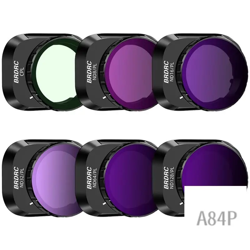 

BRDRC For DJI Mini 4 Pro Filter CPL Polarization ND8PL ND16PL ND32PL ND64PL ND128PL Light Reduction Drone Lens Filter Parts