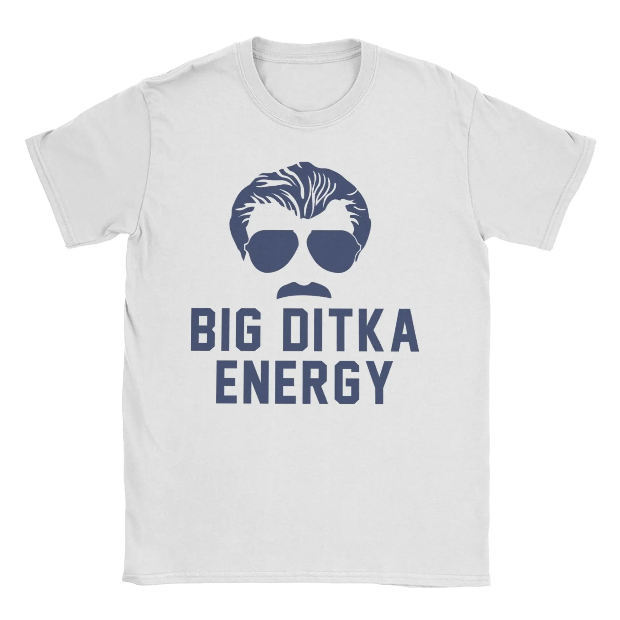 Da-coach Big Ditka Energy T-Shirts for Men Women  Awesome 100% Cotton Tees Crewneck Short Sleeve T Shirt 4XL 5XL 6XL Tops