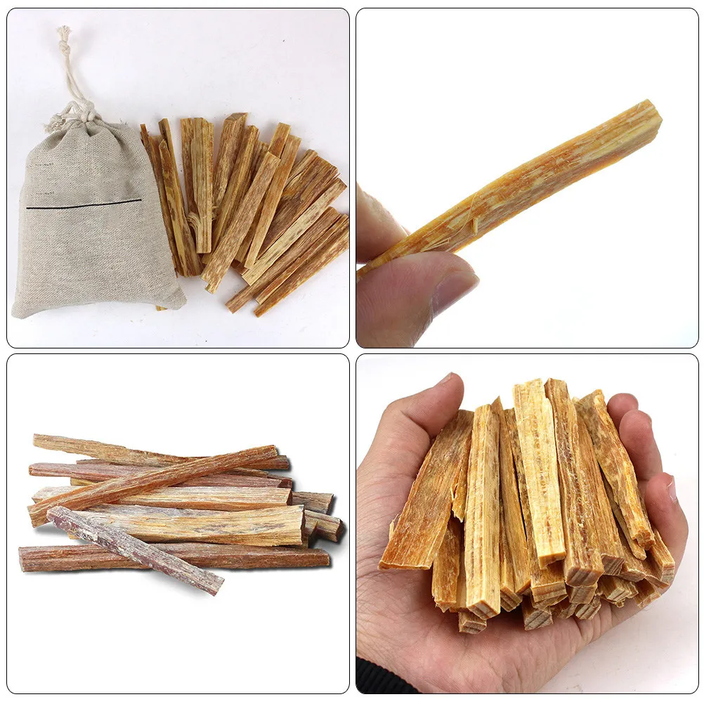 1 Bag Firelighter Wood Flame Fire Starter Natural Wood Kindling for Outdoor Camping Hiking Bbq Fast Ignition Tool