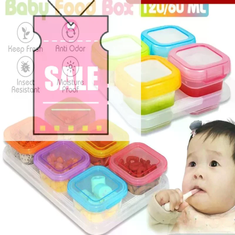 4/6 шт. контейнеров для хранен – обзор и цена Baby Food Freezer Tray