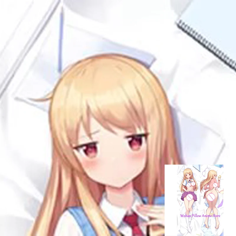 

Dakimakura Anime Pillow Cover Mashiro Shiina Double Sided Print Life-size Halloween Christmas Decoration