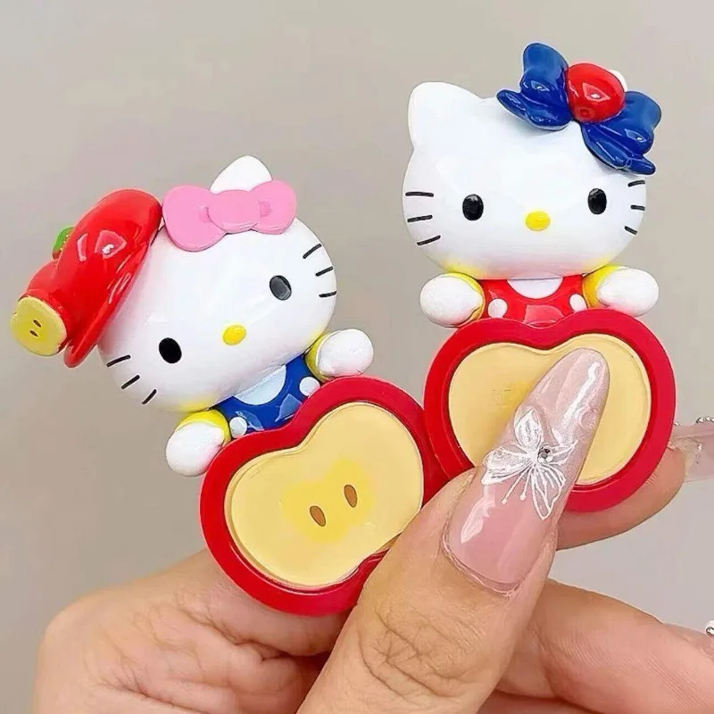 

Anime Hello Kitty Figures Blind Box Toys Apple Party Serie Sticker Hipper Collection Decoration Ornaments Girls Boys Gifts