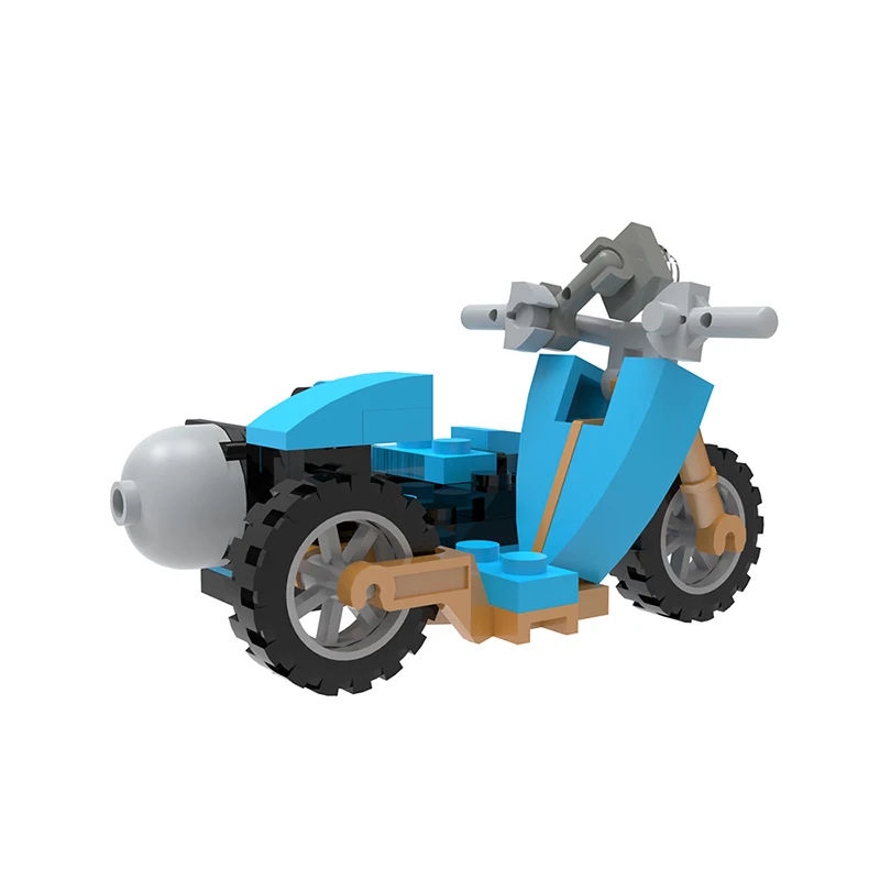 Moc magia sidecar blocos de construção harry escola mágica conjunto tijolos moto motocicleta brinquedos crianças presentes