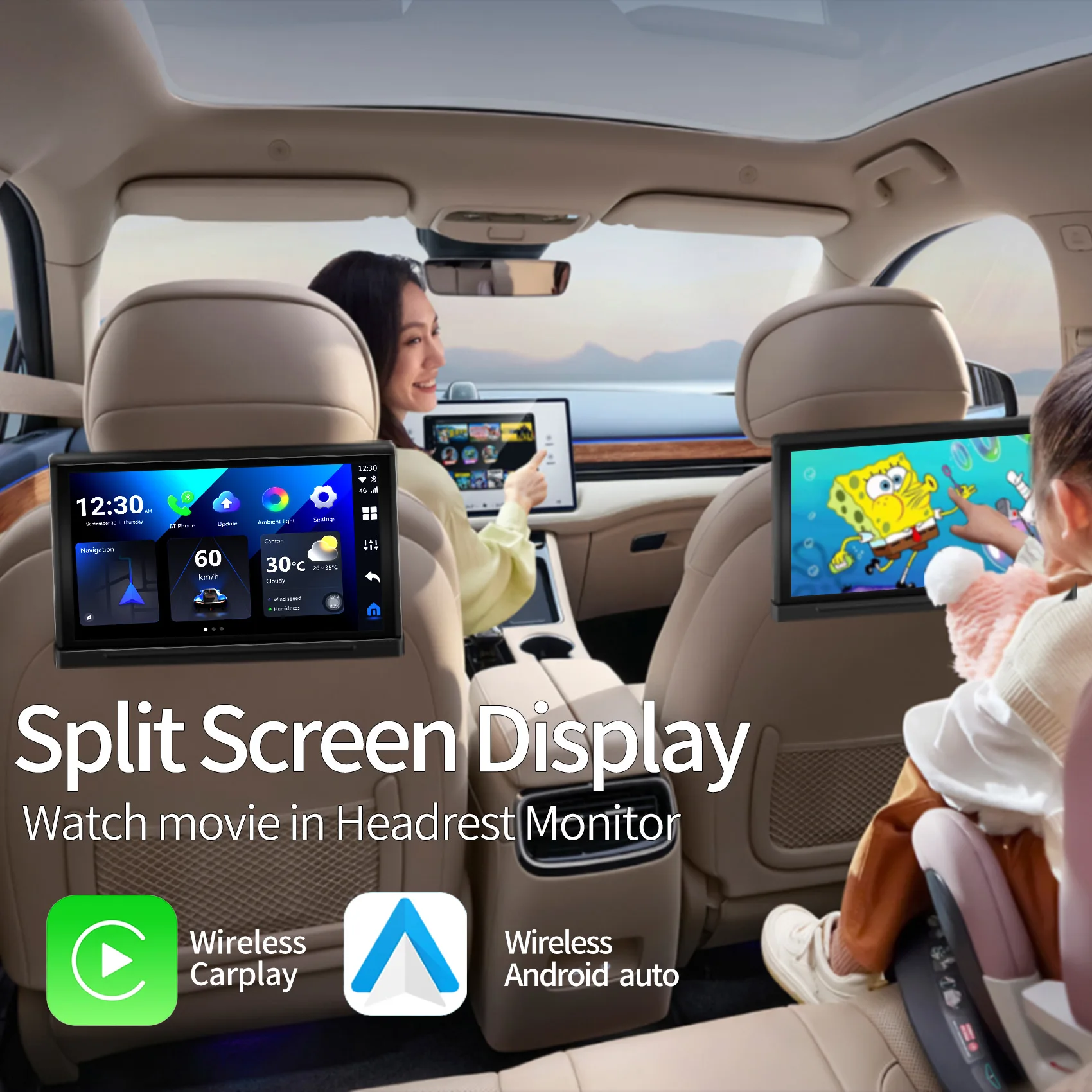 أندرويد 12 8G + 128G اللاسلكية Carplay أندرويد السيارات HDMI إخراج التلفزيون Ai صندوق لفولفو سيات تويوتا كيا أوبل IPTV Netflix سبوتيفي مازدا