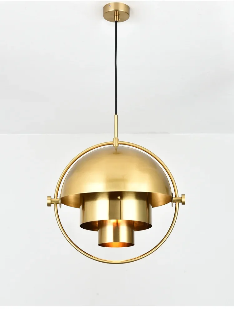 Danish Design Iron Pendant Lights Dining Room Post Modern Gubi Hanging Lamp for Bedroom Kitchen Home Decor LED Lighting Fixtures