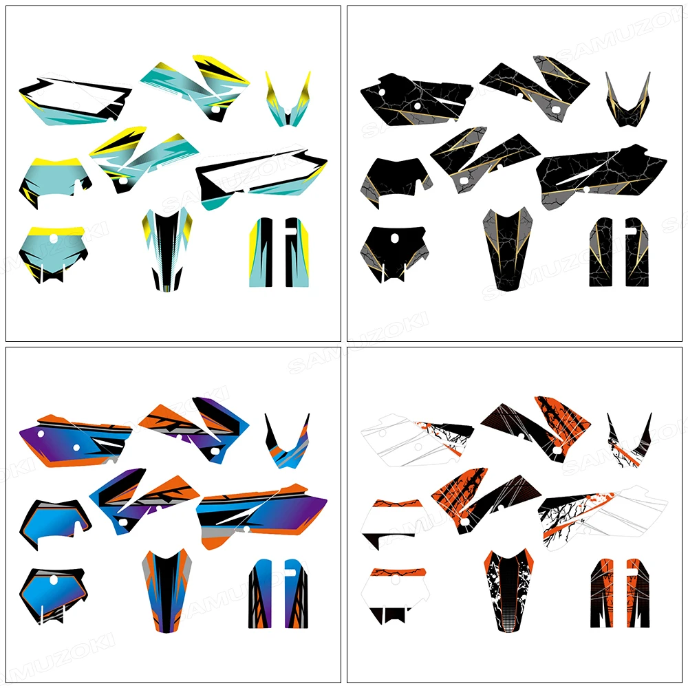 

Графические наклейки для KTM EXC EXC-F 2005-2007 125 200 250 300 350 450 525 540