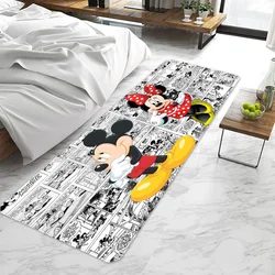 Tapete de porta Mickey e Minnie Mouse, Capacho Lavável, Tapete de cozinha antiderrapante, Sala de estar, Tapetes de corredor, Tapetes de entrada, Banheiro