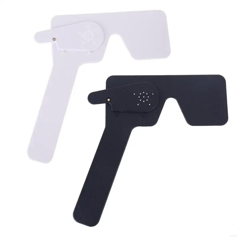 

R9JE Wearable Eye Occluder Ophthalmologists Orthoptists Easy to Operate Black/White