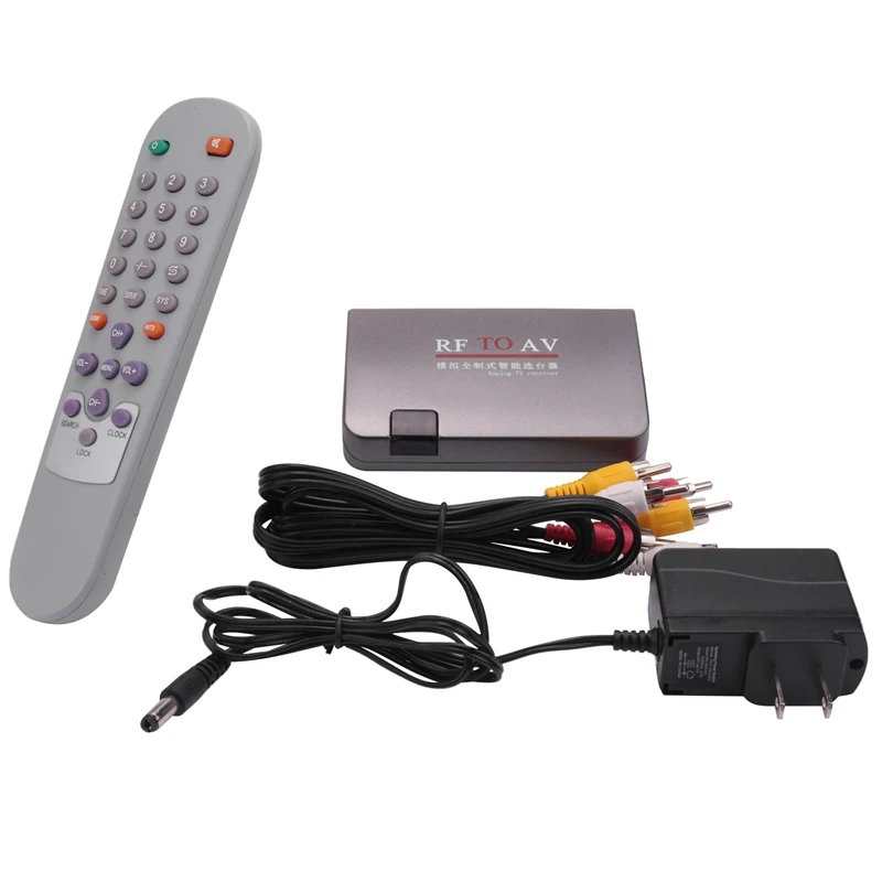 FULL-RF To AV Converter,Channel Selector,Booster,Cable TV To Projection TV,Video Port Supports Full System AC110-240V