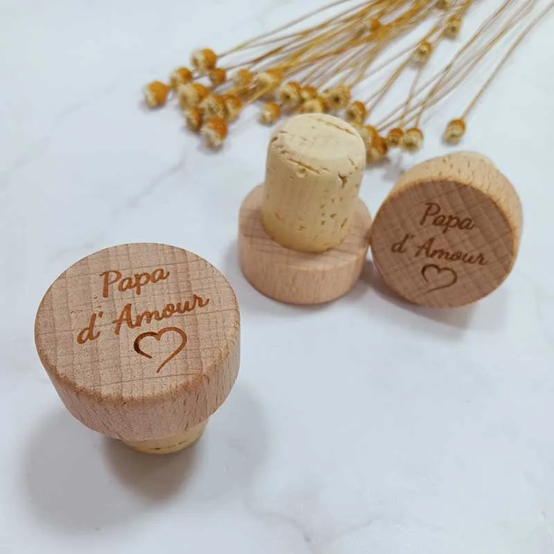 Custom Wine Bottle Stopper For Wedding Personalized T-shaped Bulk Cork Stopper Wedding Supplies Birthday Decoration Party Favors