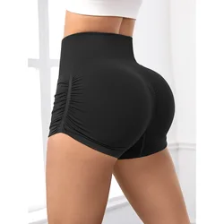 New Peach Booty Push Up sportowe spodenki do jogi kobiety bez szwu bieganie na rowerze krótkie legginsy Fitness wysokie spodenki damskie na siłownię