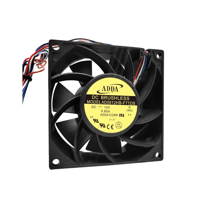 

ОРИГИНАЛЬНЫЙ AD0812HB-F71DS 12 В 0,80 А 8038 80*80*38 мм НОВЫЙ ОХЛАЖДАЮЩИЙ ВЕНТИЛЯТОР Радиатор