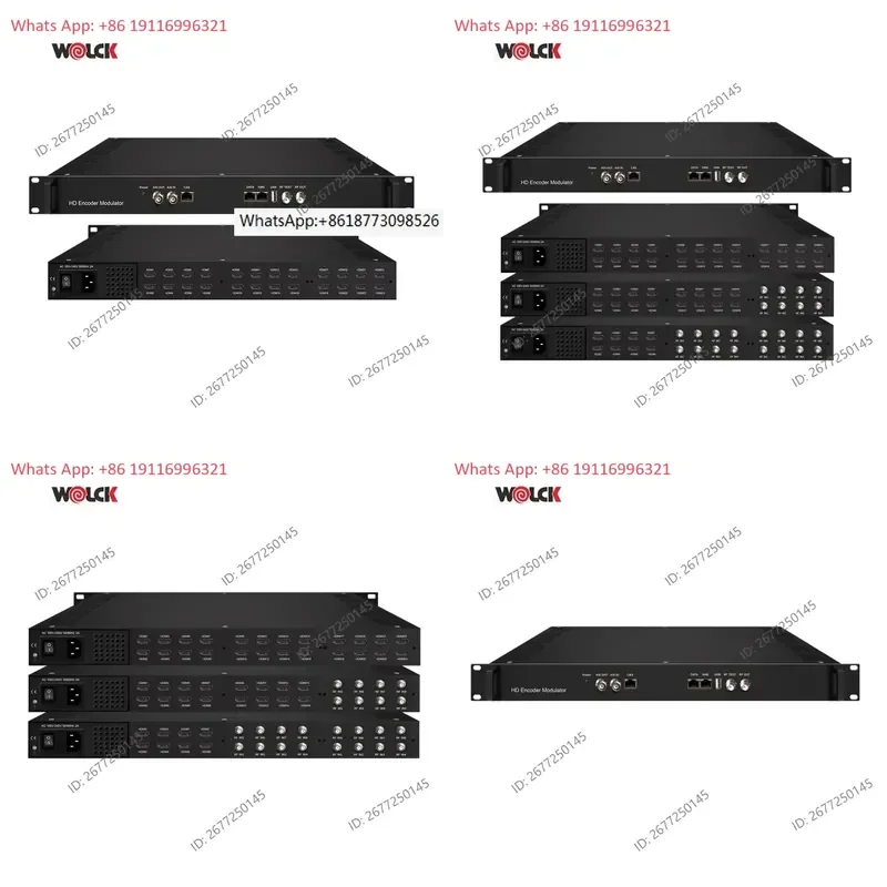 

8 in 1 Multi channel encoder SD SPTS MPTS support 1 ASI output