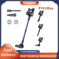 Proscenic P10 Ultra Cordless Vacuum Cleaner, 25KPa Suction, 600ml Dustbin, 5-Stage Filtration System, 2200mAh Battery 45 Mins