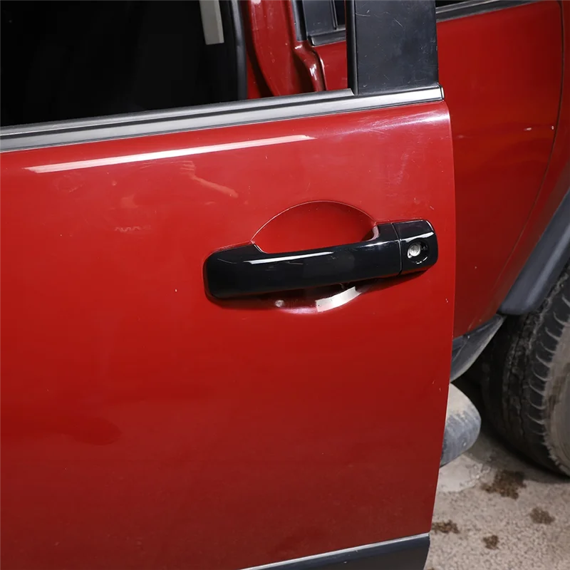 

2Pcs Black Handle Cover Trim Car Exterior Door Handle Cover Replacement Car Handle Cover For TOYOTA 2007-2021 FJ CRUISER