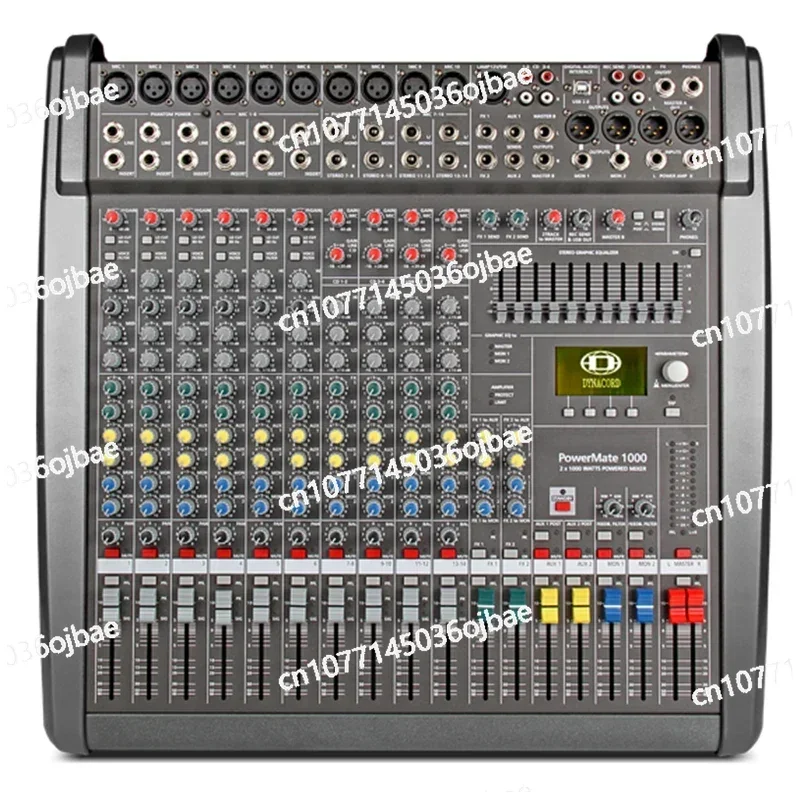 Suitable for Stage Controller Stereo Mixer, PM1000-3 Professional Digital Amplifier Power Mixer