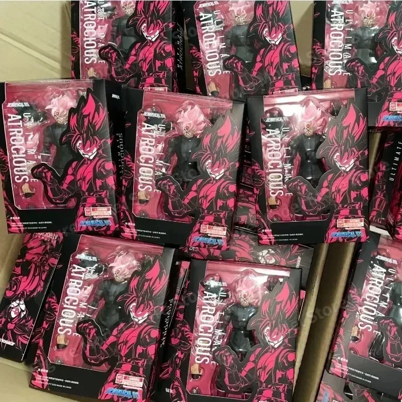 

Demoniacal Fit DF Dragon Ball SHF Ultimate Atrocious Black Goku Pink Zamasu Anime Action Figures Model Toys Doll Gifts In Stock