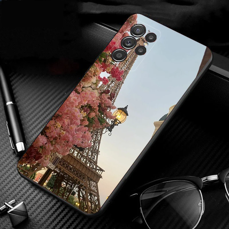 Paris Eiffel Tower Phone Case For Samsung Galaxy S26 Ultra S25 S24 S23 S22 S21 Plus S24 S23 S20 S26FE Cover