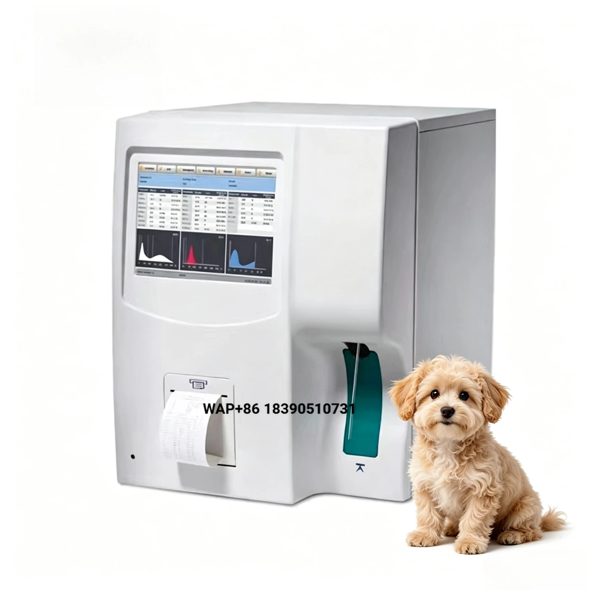 A12Vet CE Veterinary  Analyzer, Automatic Three-Part Difference Analysis CBC Analyzer, Pet Analyzer, Pet Clinic Veter