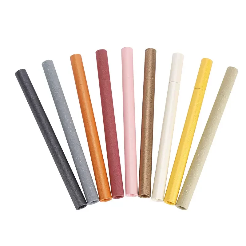 Hot Sell 50pcs 10g Blue,Black,White ,Orange,Kraf Color Cardboard Tube For Sandalwood Cylinder Incense Container Special Paper