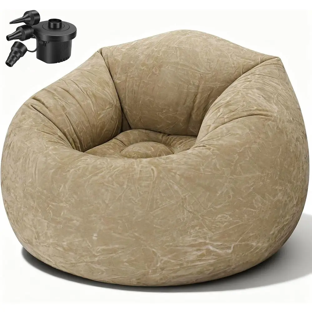 

Надувная погремушка для взрослых с электрическим насосом, портативный диван для отдыха на открытом воздухе и в помещении для киноночных ночей и кемпинга