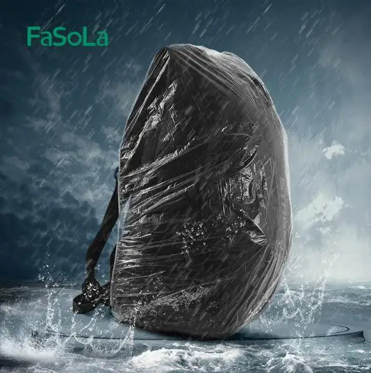 

10pcs Foldable Waterproof Backpack Cover Lightweight Transparent Protection for Hiking Cycling School Children Outdoor Rain Dust